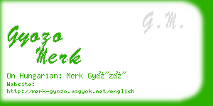 gyozo merk business card